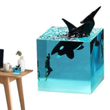 Escultura Smart 3D Acqua Cube Dome - iBuy™
